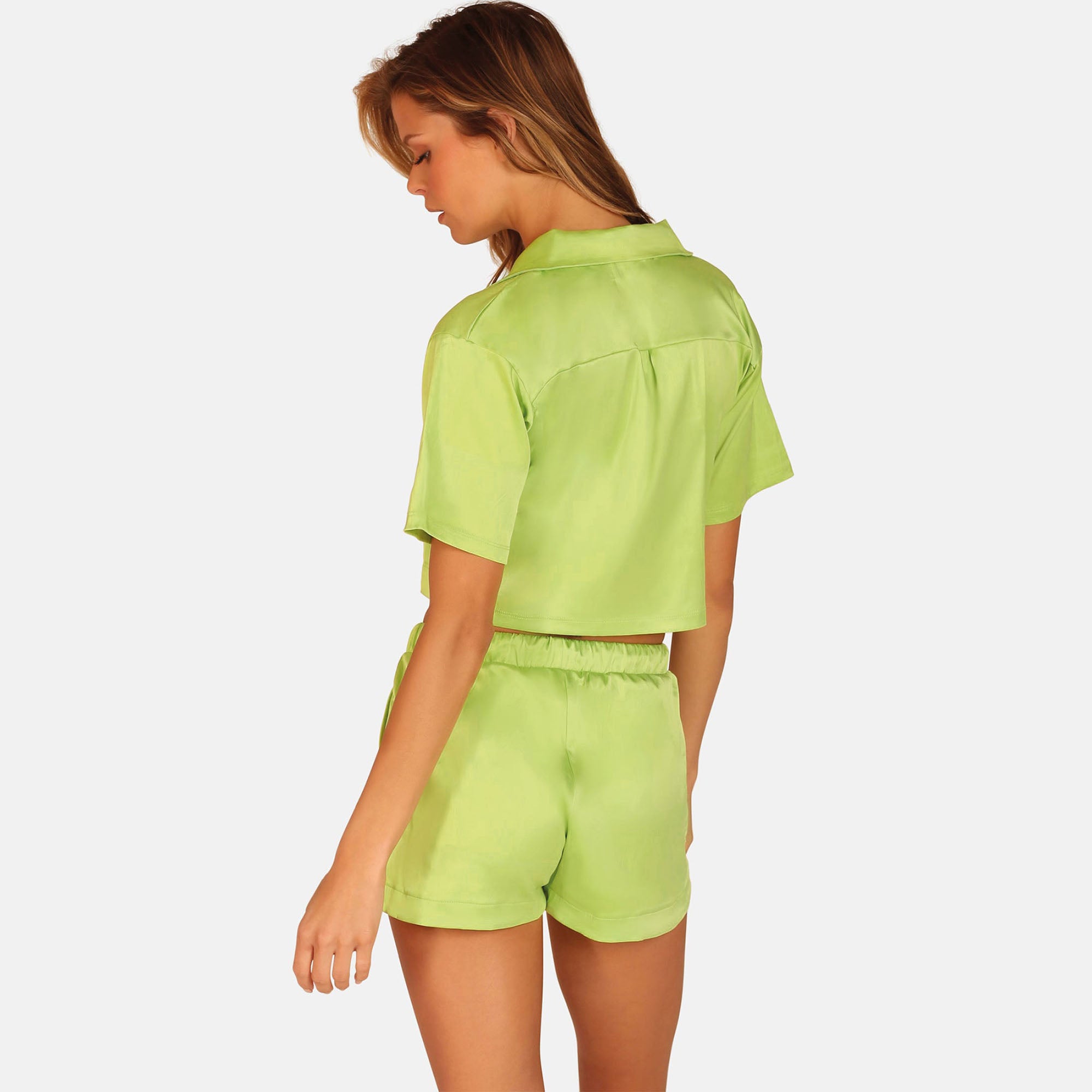OW Collection LEMONGRASS Shorts Shorts 050 - Green
