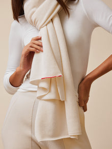 Women | Wool Cashmere Scarf | Dove