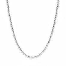 10.00 CT Round Lab-Grown Diamond | Tennis Necklace | 18K White Gold | F Color | VS Clarity