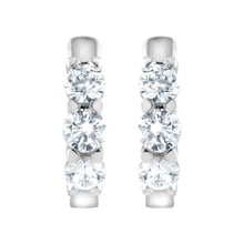 1.75 CT Round Lab-Grown Diamond | Stud Earrings | 14K White Gold