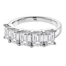 3.00 CT Emerald Lab-Grown Diamond | Wedding Band Ring | 14K White Gold | G Color | SI Clarity