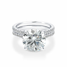 5.50 CT Round Lab-Grown Diamond | Wedding Bridal Set | 14K White Gold | H Color | VS Clarity