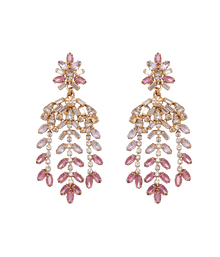 Elena Statement Earrings | Pink