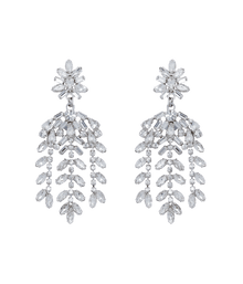 Elena Statement Earrings | Crystal