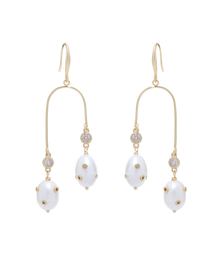 Geneva Pearl Statement Earrings | Pearl