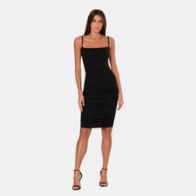 OW Collection LINA Mini Dress Dress 002 - Black Caviar