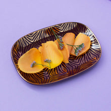 Talianna Lily Pad  Catchall Tray | Plum w/Gold | Single