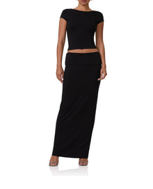 Esin Maxi Skirt | Noir