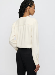 Athena Crewneck Top | Ivory