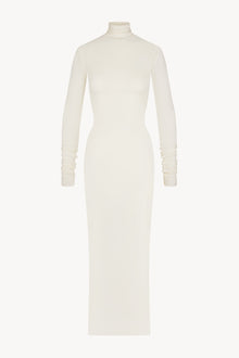LONG SLEEVE TURTLENECK MAXI DRESS - ETERNE