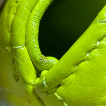 Dior | Pre-Owned Small Calfskin Cannage Caro Bag | Yellow/Neon Yellow