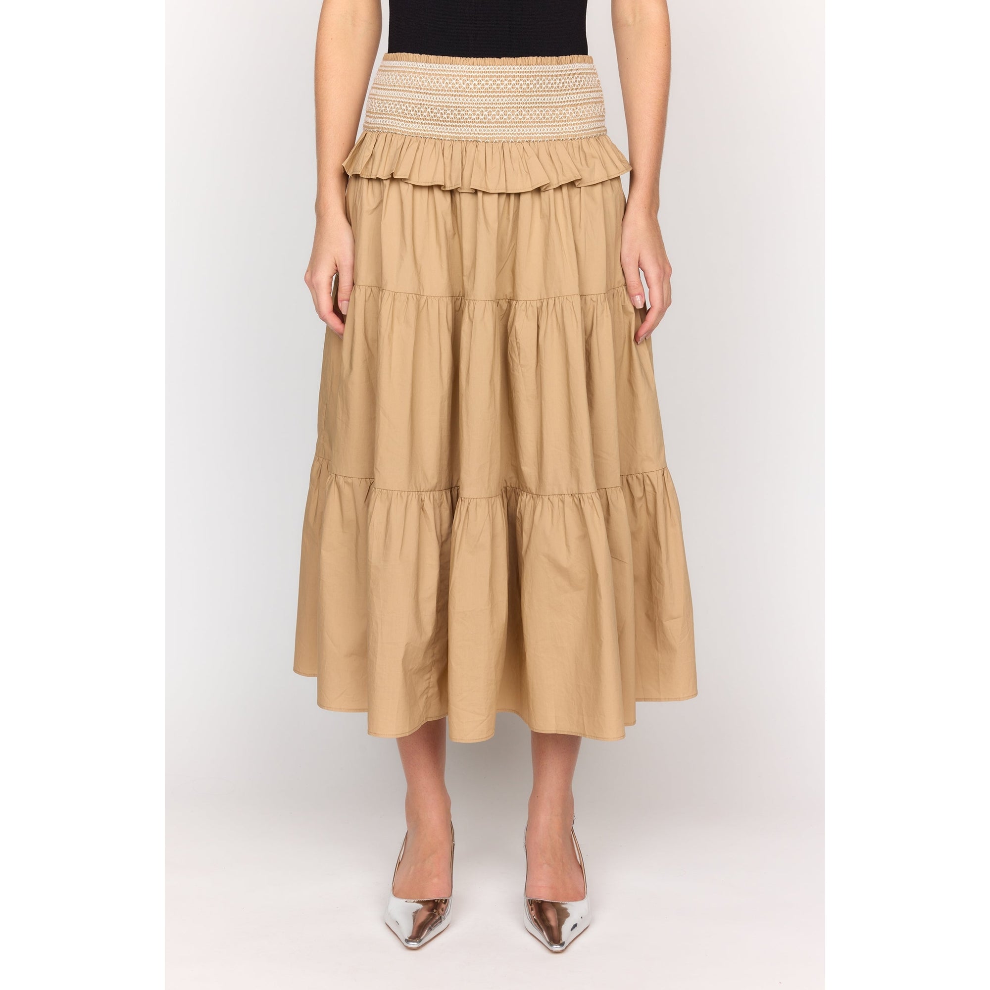 Leah Skirt | Khaki