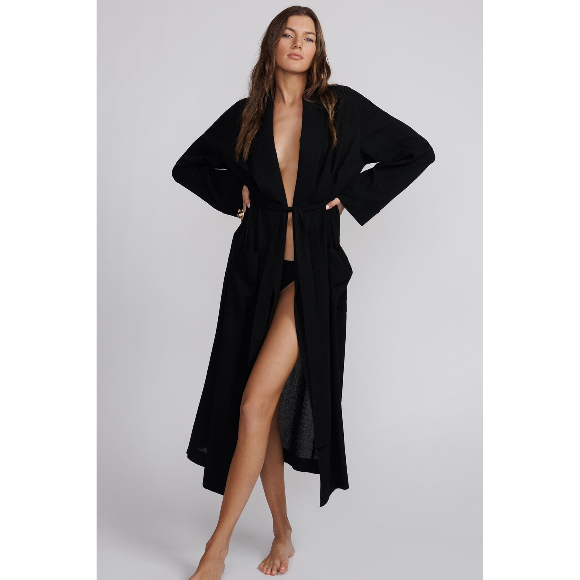 Lennon Robe | Black