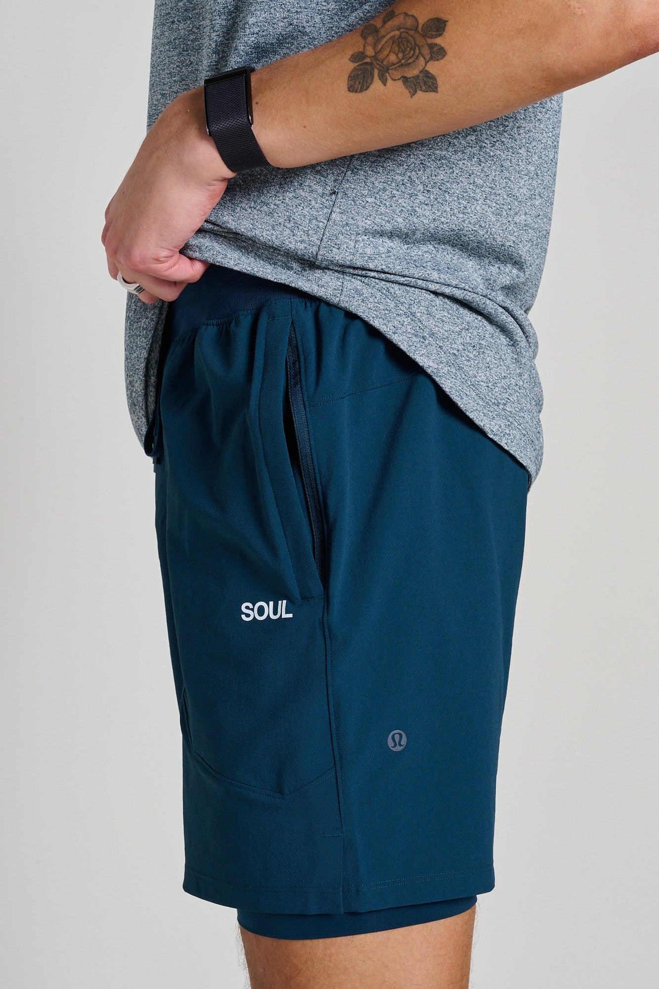 Lululemon | License To Train Short 7" | Indochine Blue