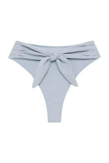 Paula Tie Up Bikini Bottom | Light Denim