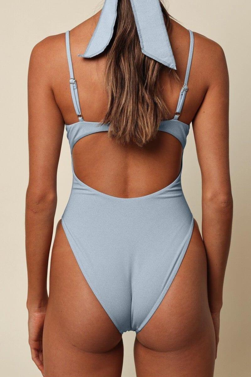 Petal One Piece | Light Denim