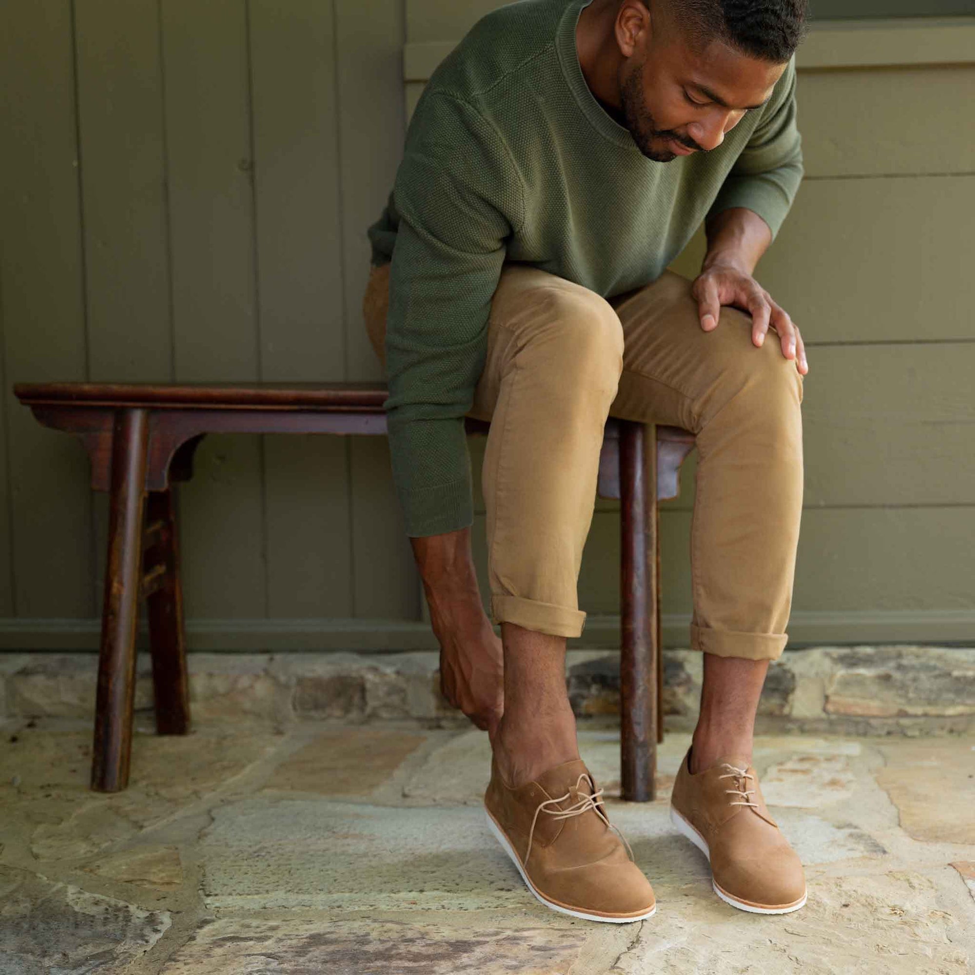 Mens | Lightweight Flex Derby | Stone