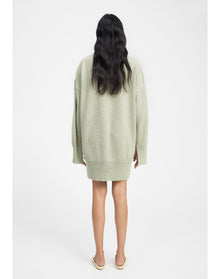 Lilu | Cut-Out Sweater Dress | Sage