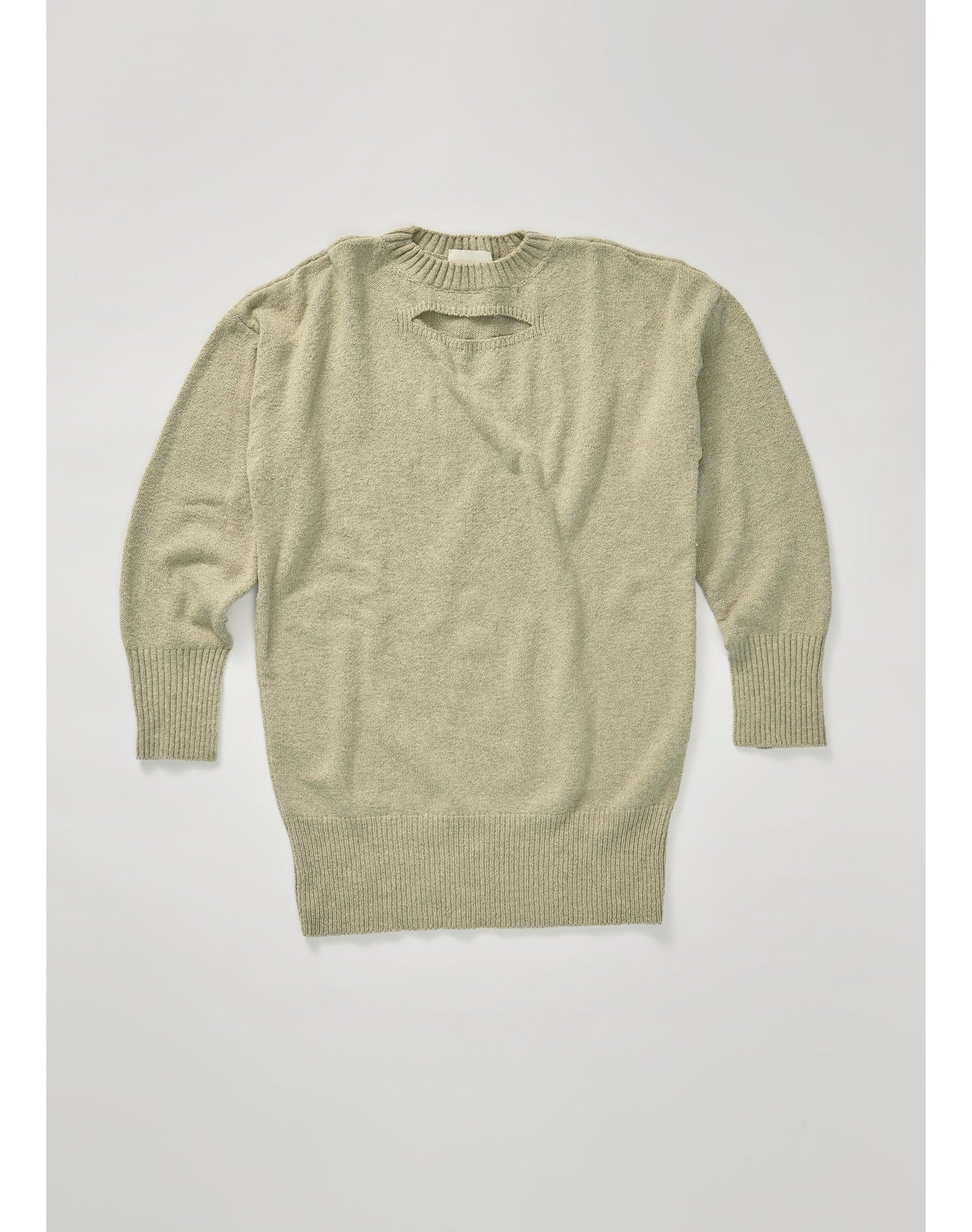 Lilu | Cut-Out Sweater Dress | Sage