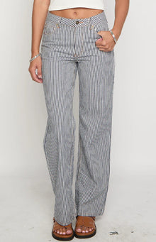 Lioness Top Model Jean | Navy Stripe