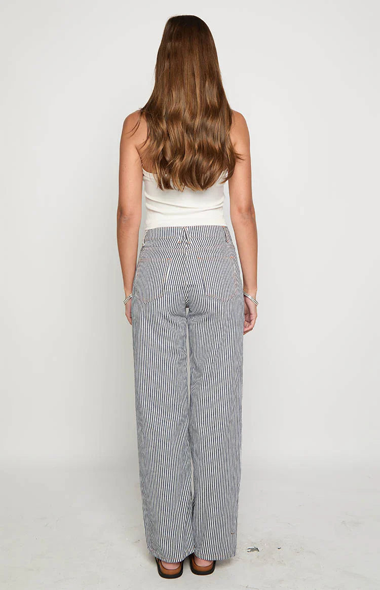 Lioness Top Model Jean | Navy Stripe