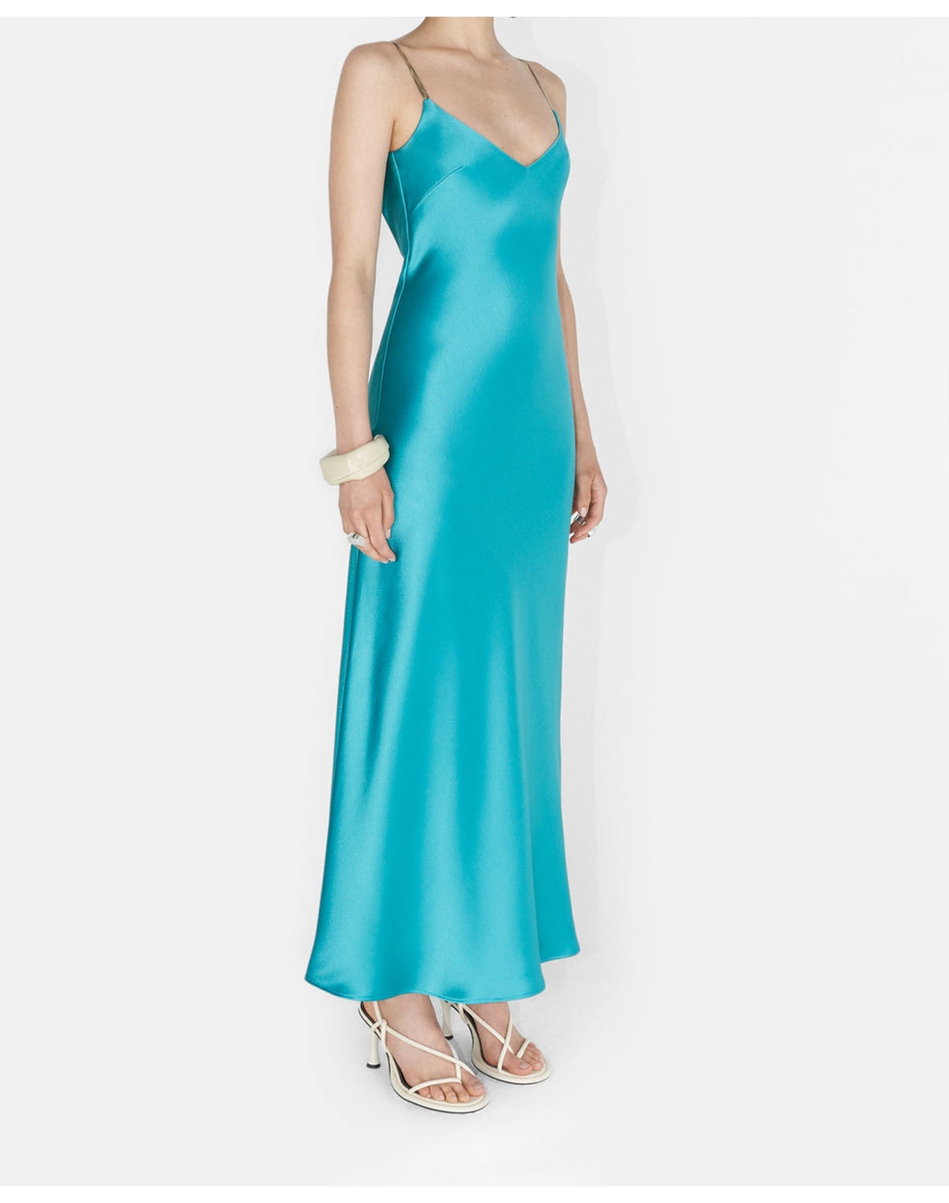 Liquid Chain Slip Dress | Lagoon