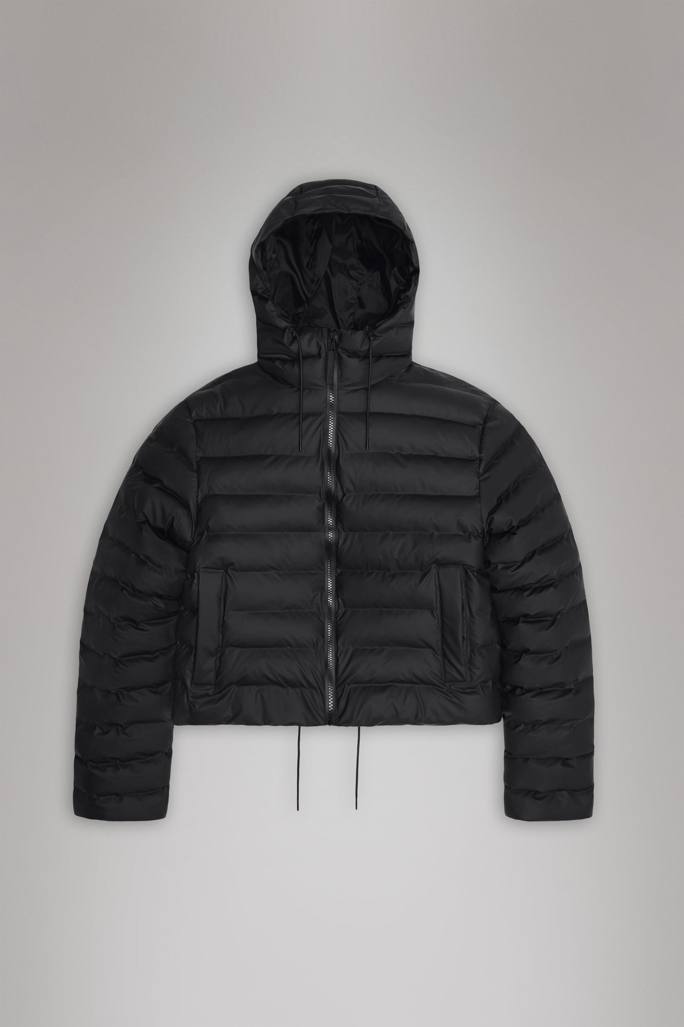 Lohja Short Puffer Jacket | Black