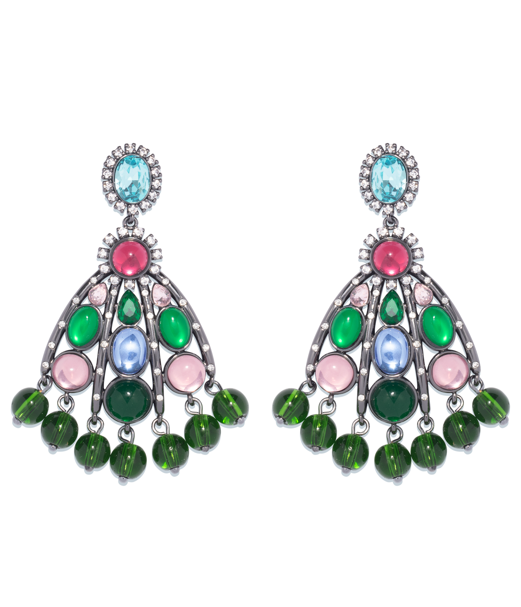 Judy Statement Earrings | Multi