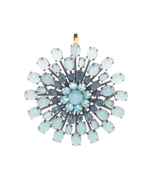 Frostine Brooch /  Pendant | Aqua