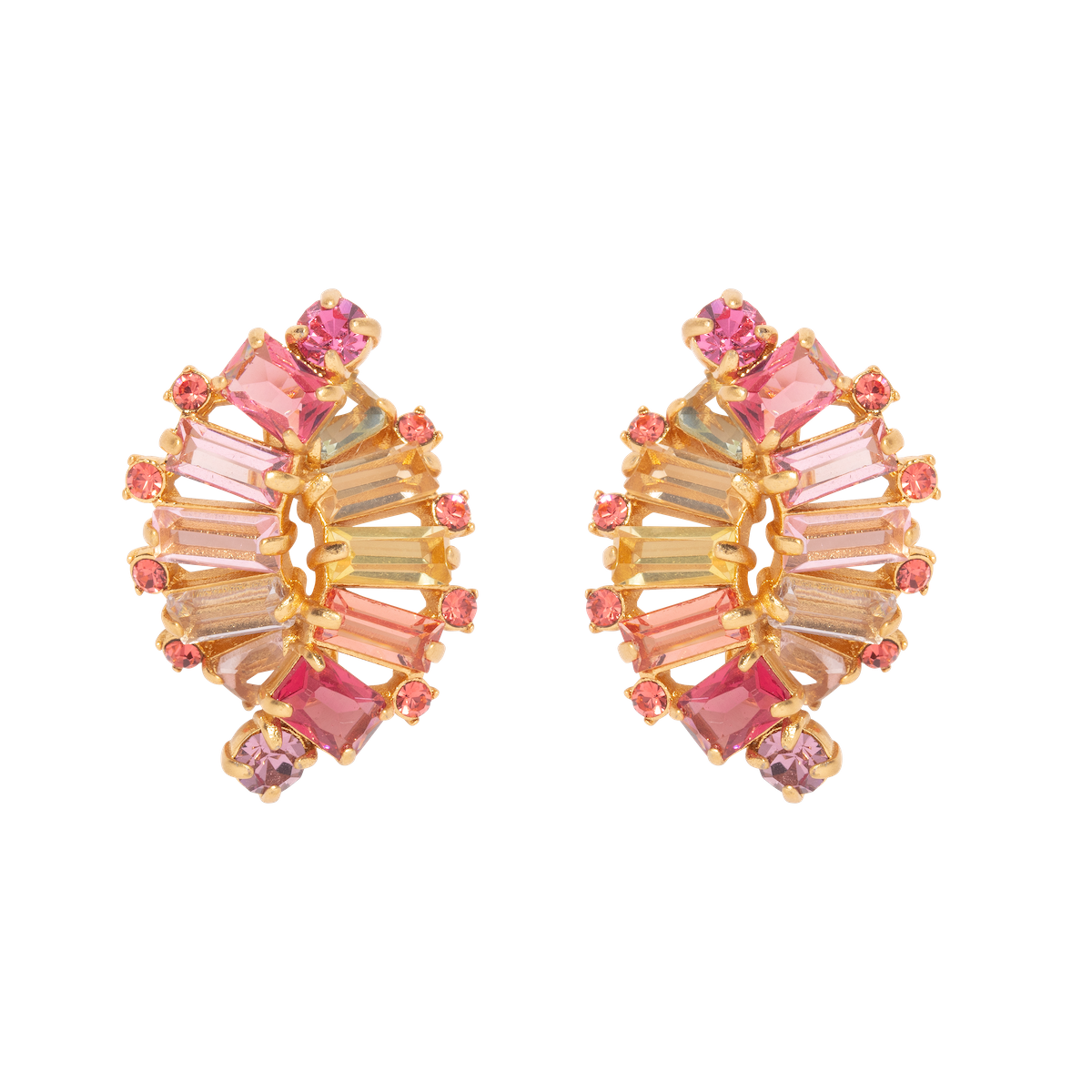 Wesley Earrings | Pink