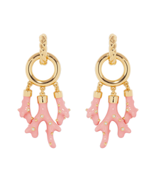 Coralie Earrings | Pink