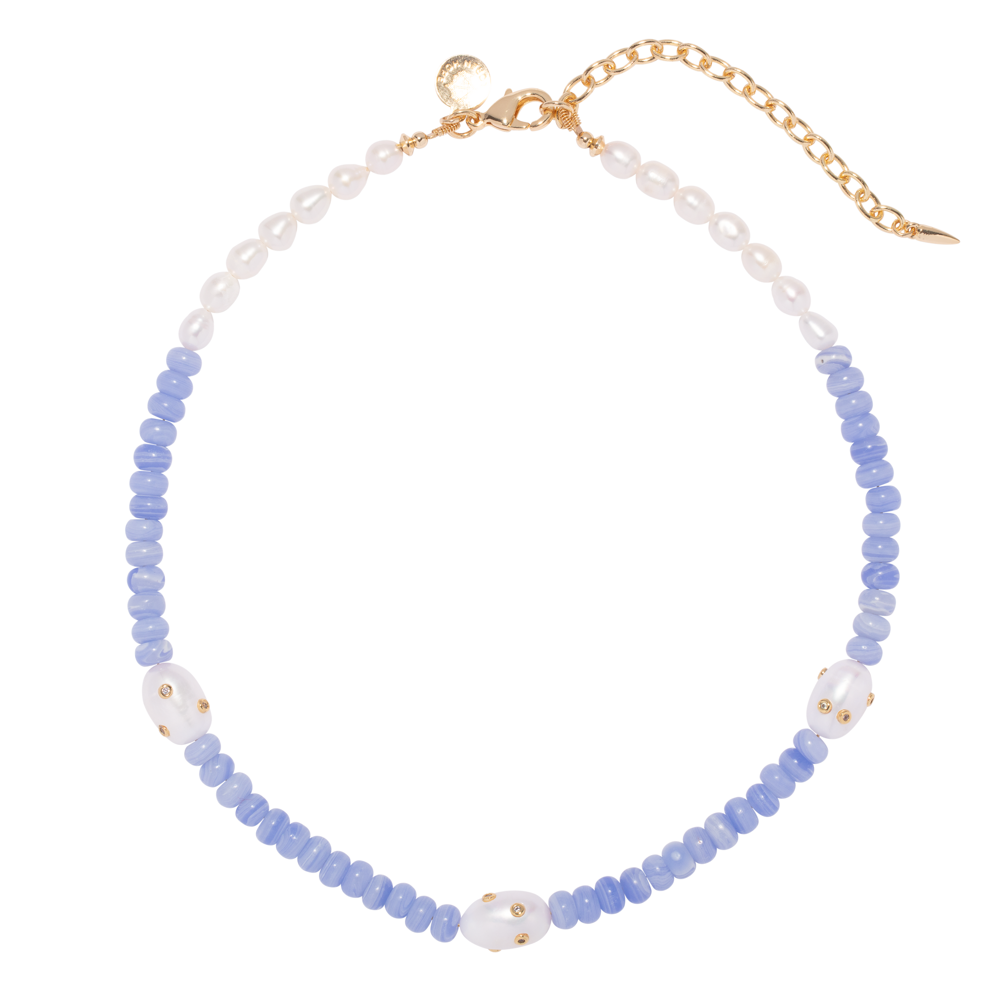 Oceane Pearl Necklace | Blue