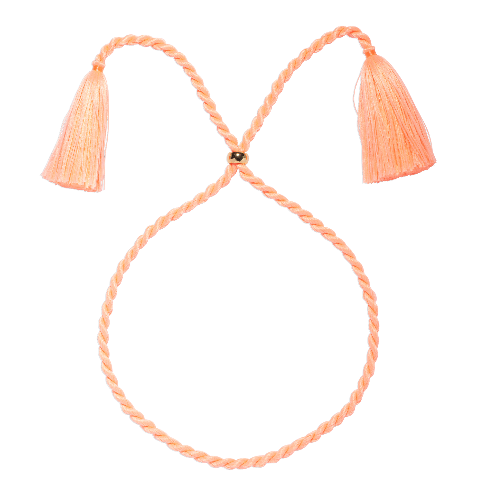 Marina Silk Cord Necklace | Coral