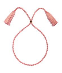 Marina Silk Cord Necklace | Pink