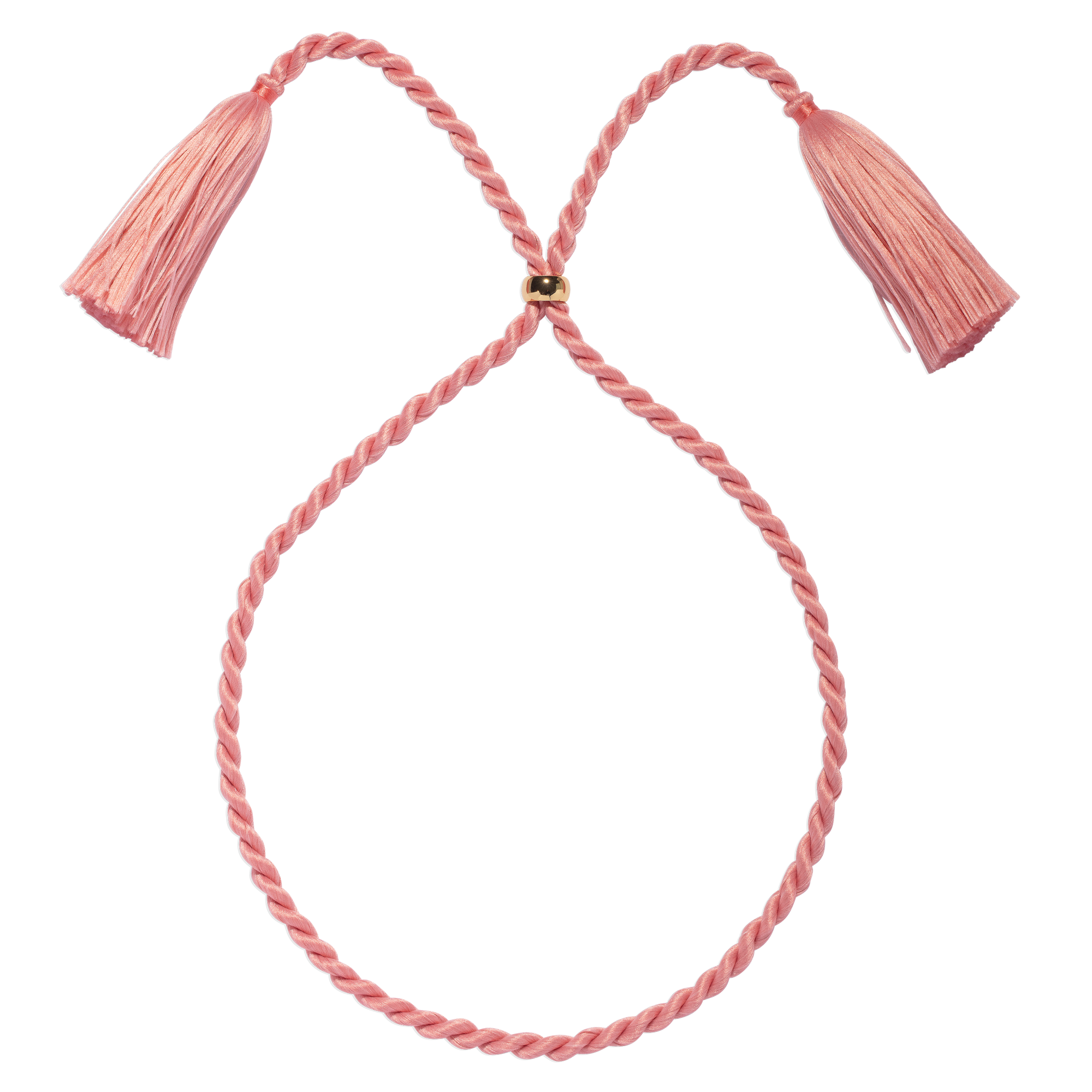 Marina Silk Cord Necklace | Pink