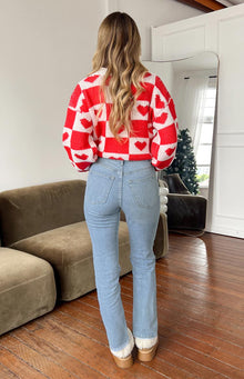 Loui Straight Leg Denim Jeans | Mid Wash