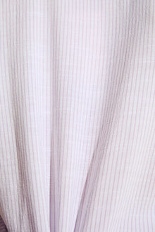 Model wears Nautico Sleepshirt in White/Lavender.