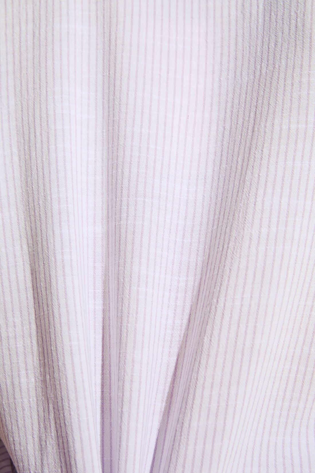 Model wears Nautico Sleepshirt in White/Lavender.