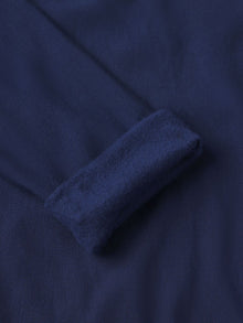 Softest Sweats in Navy detail shot of fabric