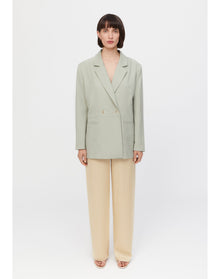 Lubaina | Double-Breasted Blazer | Herb