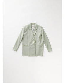 Lubaina | Double-Breasted Blazer | Herb