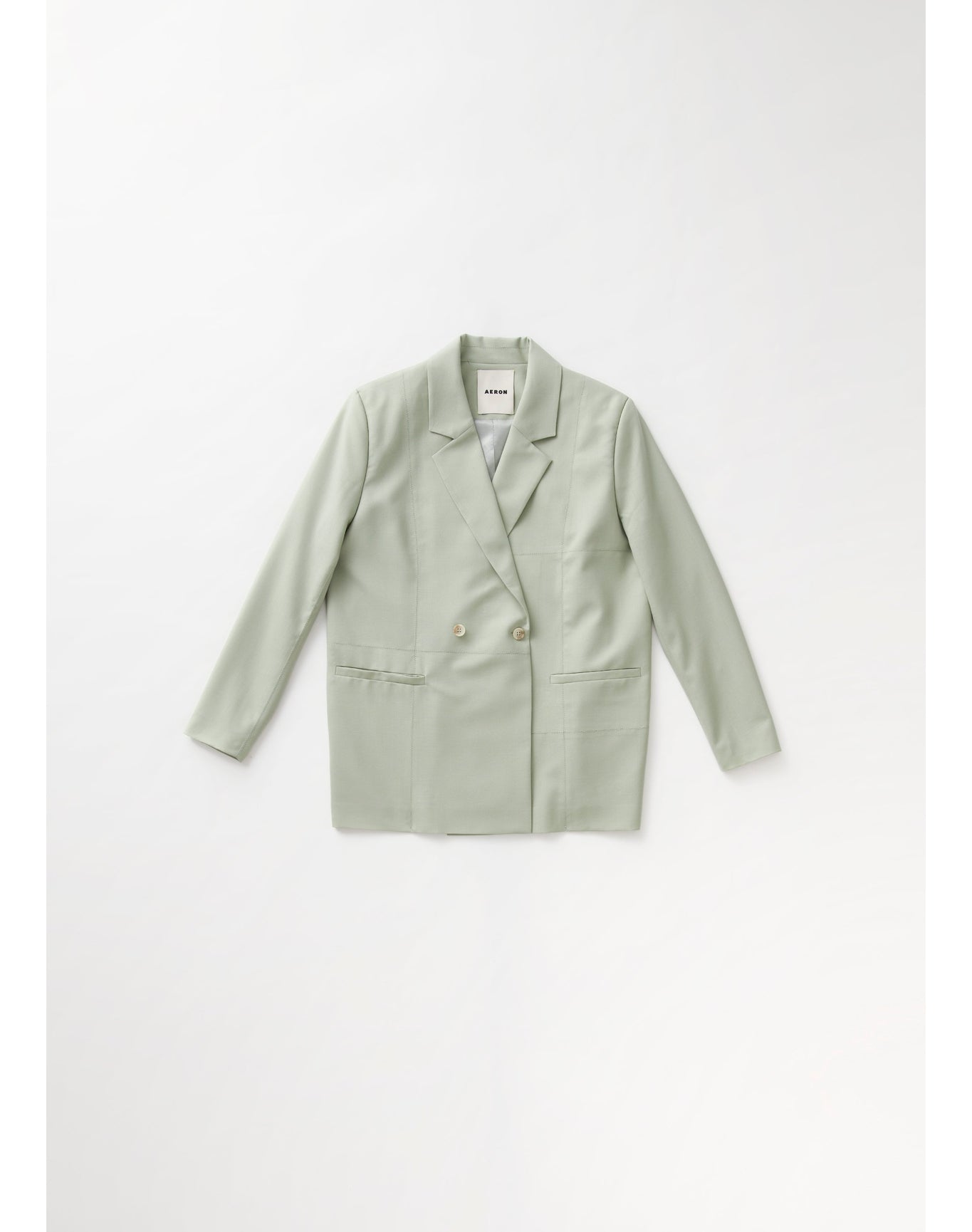 Lubaina | Double-Breasted Blazer | Herb