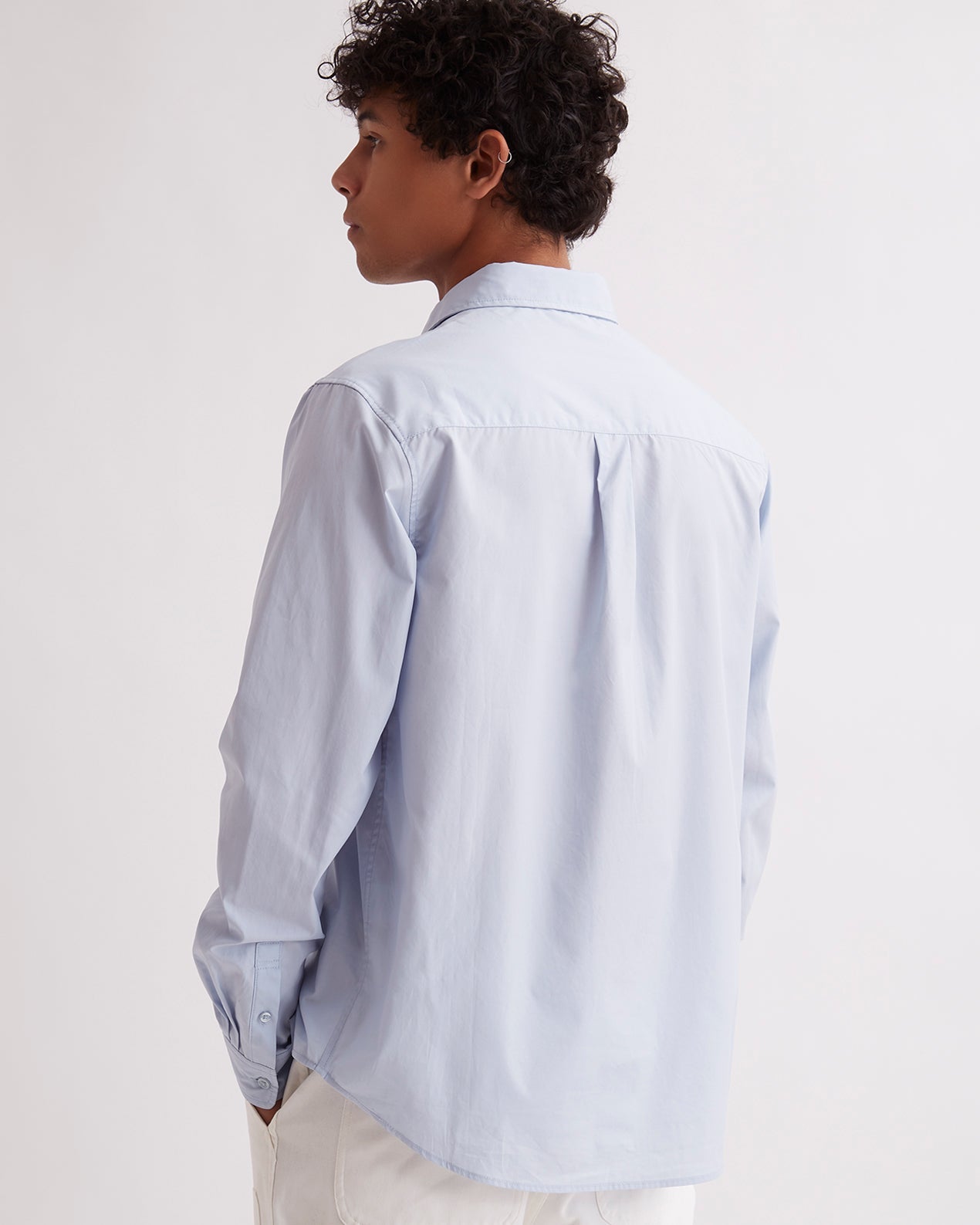 Sky Blue | Crosby Twill LS Shirt