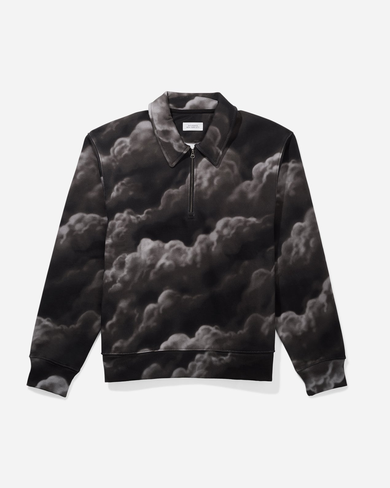 Black | Mott Cloudscape Quarter Zip