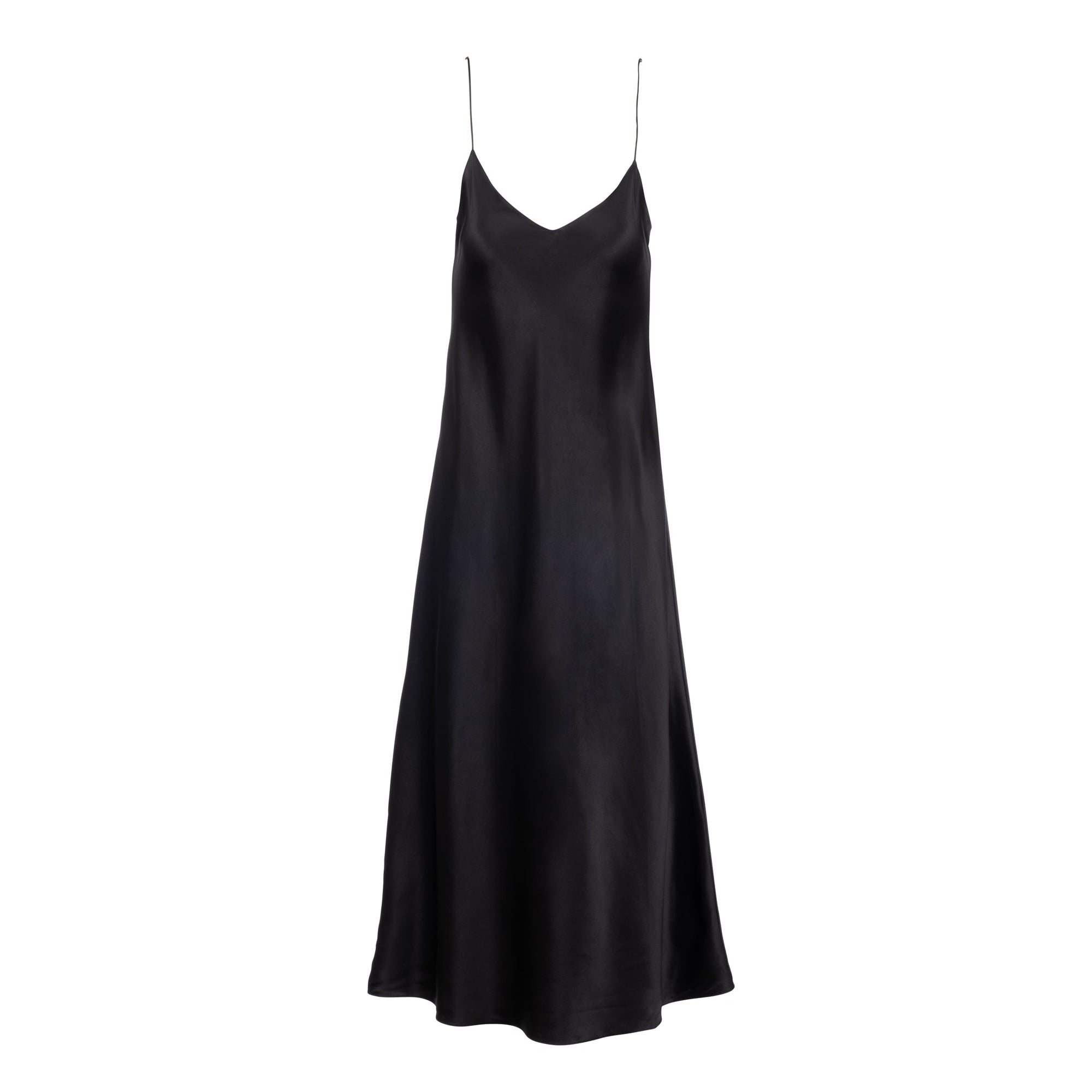 Midi Slip Dress | Noir