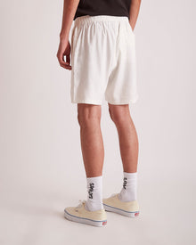 Ivory | Ambrose Linen Shorts