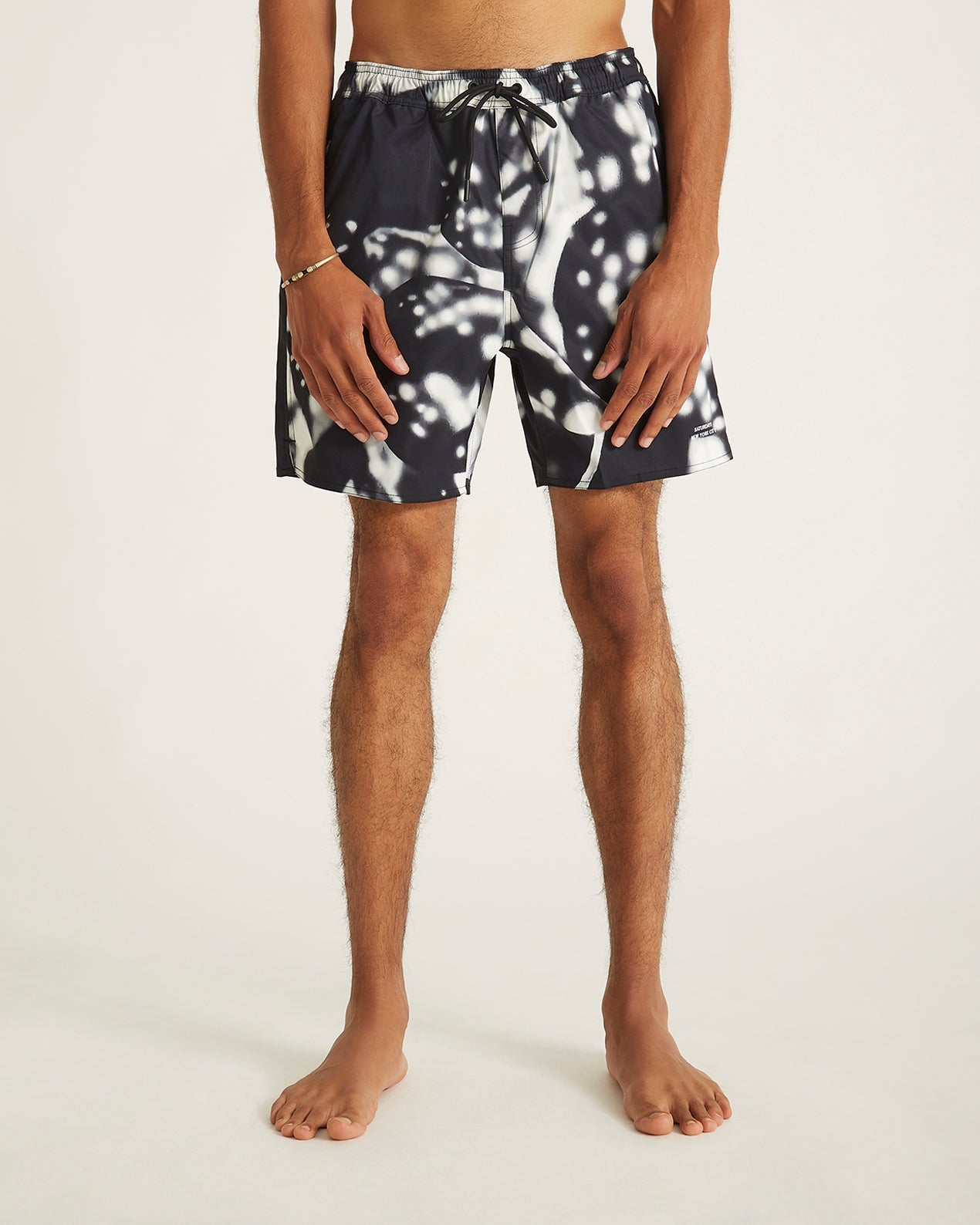 Black | Timothy Dossy Swim Short