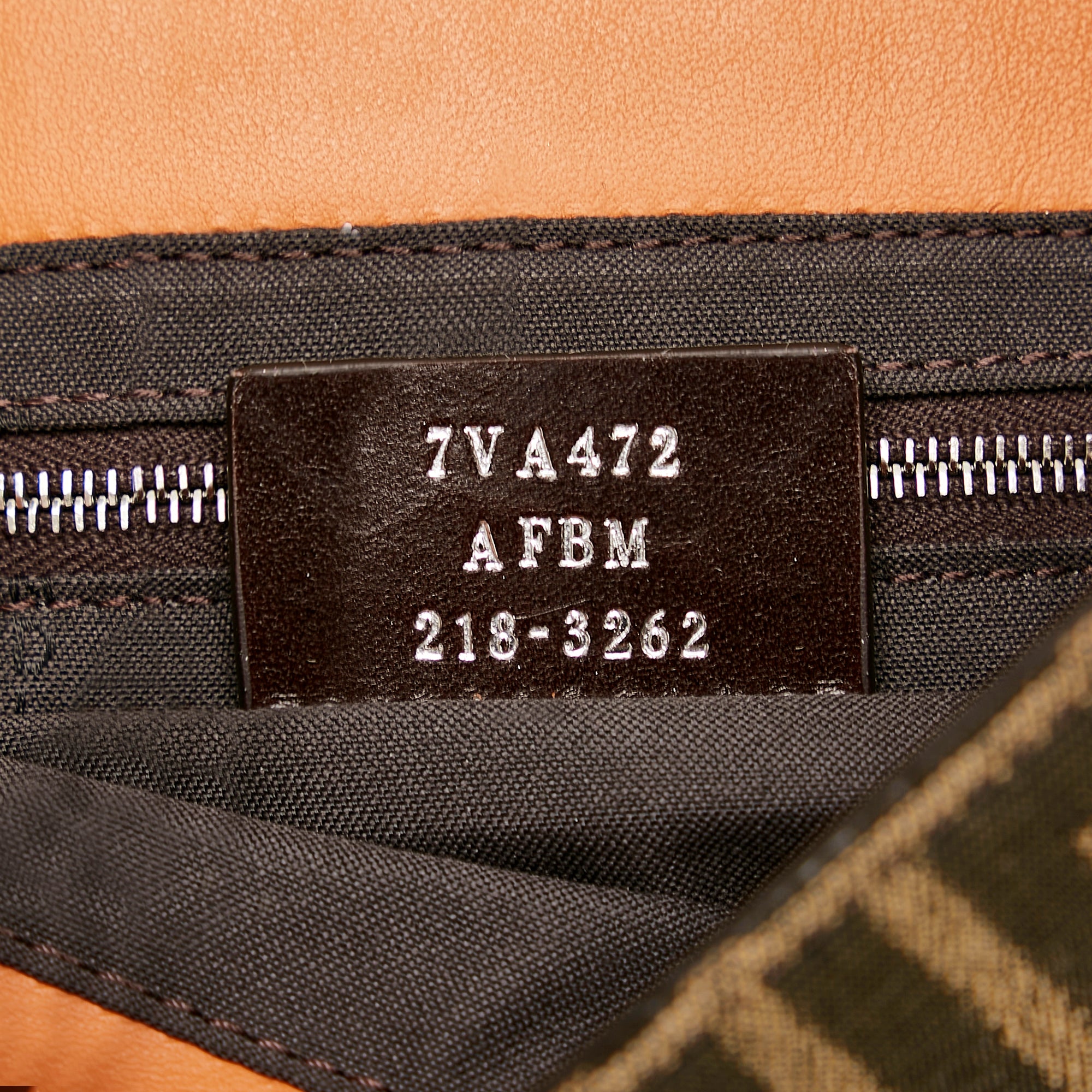 Fendi | Pre-Owned Zucca Convertible Leather Belt Bag | Brown