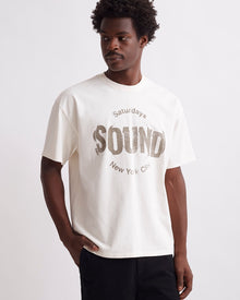 Ivory | Sound Relaxed Short Sleeve Tee | Saturdays NYC