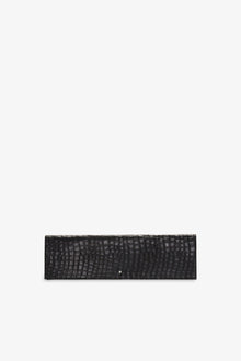 #Black Croc Print